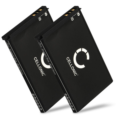 CELLONIC 2X Batterie pour Téléphone sans Fil Compatible avec Siemens Gigaset SL910, Gigaset SL910A, Gigaset SL910H, V30145-K1310