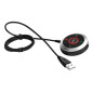 Jabra Cordon USB pour Jabra EVOLVE 40 MS avec fonction "muet" et contrôle de volume sur cordon, certifié Microsoft