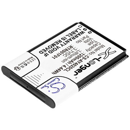 TECHTEK Batterie 1200mAh Compatible avec [Doro] 2414, 2415, 2424, 7001H, 7001H ECO, DFC-0150, DFC-0190, Domo, pour [Alcatel] 3BN