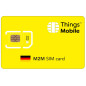 Carte SIM M2M Allemagne -Things Mobile - Couverture Mondiale, réseau Multi-opérateur GSM/2G/3G/4G LTE, sans coûts Fixes, sans éc Carte SIM M2M Allemagne -Things Mobile - Couverture Mondiale, réseau Multi-opérateur GSM/2G/3G/4G LTE, sans coûts Fixes, sans éc