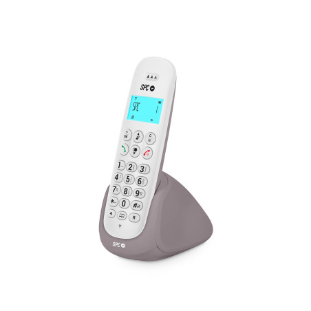 SPC Art – Téléphone Fixe sans Fil avec écran Lumineux, identificateur d’Appel, Mains Libres, répertoire, Mode muet, compatibilit