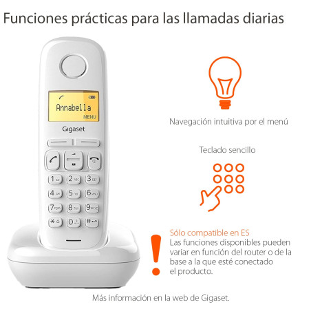 Gigaset A 170 Single Blanco [Version Espagnole]