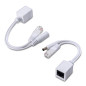 kwmobile Adaptateur Passif PoE - Set Câble « Power Over Ethernet » Injecteur PoE et Splitter PoE avec Prise RJ45 pour Réseau Cam kwmobile Adaptateur Passif PoE - Set Câble « Power Over Ethernet » Injecteur PoE et Splitter PoE avec Prise RJ45 pour Réseau Cam