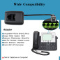 PChero Régulier Casque Téléphones de Bureau, Mains Libres Noise Cancelling Corded Headset Call Center Casque avec RJ9 Head & Mic
