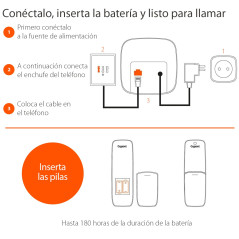 Gigaset AS690 Duo Teléfono DECT/analógico Identificador de llamadas Negro
