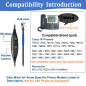 Casque Téléphone Fixe RJ9 avec Micro Anti-Bruit, Oreillette Téléphonique pour Cisco 7962G 7861 7821 7941G 8841 8845 8861 7811 68