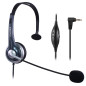 Callez Casque Téléphone Fixe sans Fil de 2,5 mm Monaural avec Micro Anti-Bruit, Contrôle de Volume, Écouteurs de Centre d'appel Callez Casque Téléphone Fixe sans Fil de 2,5 mm Monaural avec Micro Anti-Bruit, Contrôle de Volume, Écouteurs de Centre d'appel
