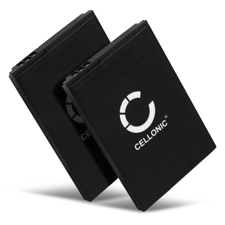 CELLONIC, Batterie Compatible avec Siemens Gigaset SL400, Gigaset SL450HX, Gigaset SL78H (850mAh, 3.7V) 2X Batterie de Remplacem