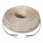 AISENS A143-0321 - Bobine de câble téléphonique 4C de 100 m, Couleur Beige AISENS A143-0321 - Bobine de câble téléphonique 4C de 100 m, Couleur Beige