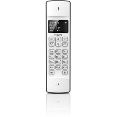 Philips Telephone Fixe sans Fil Linea M4501W/01 Single - Téléphone Fixe DECT – Écran 1,6 Pouce - 16h Conversation – 180h Veille 