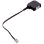 goobay Wentronic Adaptateur téléphone (RJ11 mâle vers Prise TAE F Femelle) Noir goobay Wentronic Adaptateur téléphone (RJ11 mâle vers Prise TAE F Femelle) Noir