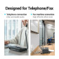 Cablepelado Câble de téléphone RJ11 6P4C M-M, 6 m, Noir Cablepelado Câble de téléphone RJ11 6P4C M-M, 6 m, Noir