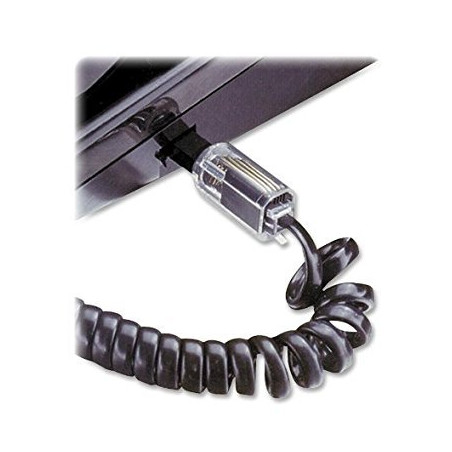 Dragon Trading Démêlant pour cordon téléphonique, 0,25 cm, universel, noir