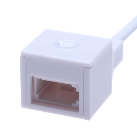 Adaptateur de prise de téléphone BT UK vers US | Prises femelles British Telecom sur prise mâle 4 fils RJ11 | de câble ligne ter