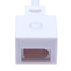 Adaptateur de prise de téléphone BT UK vers US | Prises femelles British Telecom sur prise mâle 4 fils RJ11 | de câble ligne ter