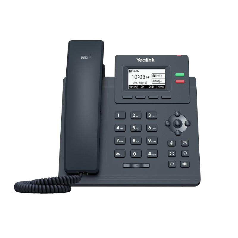 YEALINK SIP-T31G 2 cuentas, Sin PoE, Con PSU
