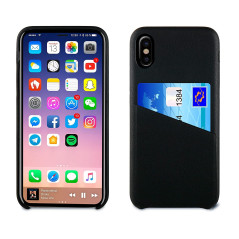 MUVIT Coque Card Case Noir: Apple IPHONE X/XS