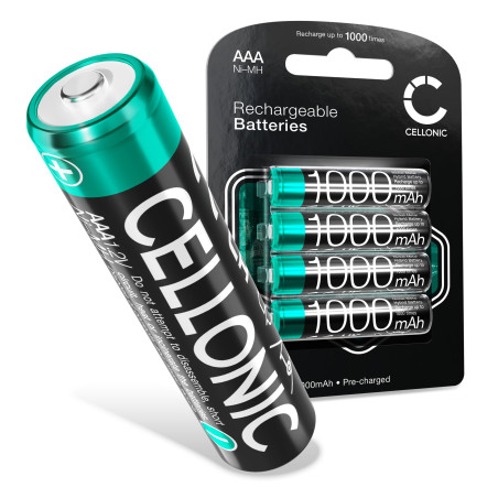 CELLONIC, Batterie Compatible avec Telekom Speedphone 12, Speedphone 11, Speedphone 10 (1000mAh, 4X 1.2V) Batterie de Remplaceme