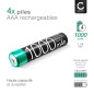 CELLONIC, Batterie Compatible avec Telekom Speedphone 12, Speedphone 11, Speedphone 10 (1000mAh, 4X 1.2V) Batterie de Remplaceme CELLONIC, Batterie Compatible avec Telekom Speedphone 12, Speedphone 11, Speedphone 10 (1000mAh, 4X 1.2V) Batterie de Remplaceme
