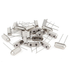 sourcing map 20 pièces Profil bas 27 Mhz Passif Cristal de Quartz Oscillators Hc-49s