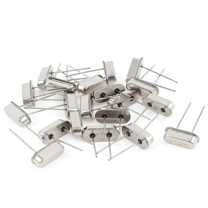 sourcing map 20 pièces Profil bas 27 Mhz Passif Cristal de Quartz Oscillators Hc-49s sourcing map 20 pièces Profil bas 27 Mhz Passif Cristal de Quartz Oscillators Hc-49s