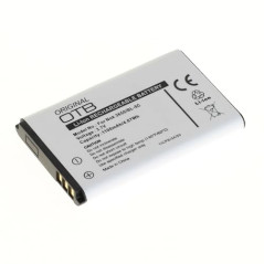 Batterie de rechange pour AVM Fritz!Fon C6 Batterie de téléphone OTB avec chiffon de nettoyage d'écran Mungoo