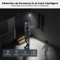 ieGeek 5MP 360° Camera Surveillance WiFi Extérieure, PTZ Caméra IP Exterieur avec 24/7 Enregistrement, Vision Nocturne Couleur, 