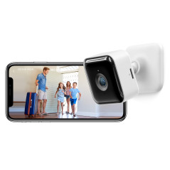 GNCC C2 Caméra de Surveillance Intérieure, 1080P Caméra Surveillance WiFi Babyphone Caméra avec Suivi de Mouvement et de Son, Vi