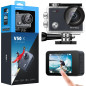 AKASO Caméra Sport 4K Etanche WiFi Action Caméra Sportive Ultra Full HD Stabilisateur avec Télécommande Écran Tactile 30fps Angl AKASO Caméra Sport 4K Etanche WiFi Action Caméra Sportive Ultra Full HD Stabilisateur avec Télécommande Écran Tactile 30fps Angl