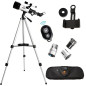 Gskyer Télescope 70 mm Ouverture 400 AZ-Mount Réfraction astronomique pour Enfants et débutants Télescope de Voyage Adulte D-704 Gskyer Télescope 70 mm Ouverture 400 AZ-Mount Réfraction astronomique pour Enfants et débutants Télescope de Voyage Adulte D-704