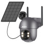 ANRAN 2K Caméra Surveillance WiFi sans Fil, Panneau Solaire+Batteries, 360° Pan/Tilt, Détection Mouvement PIR, Couleur Vision No ANRAN 2K Caméra Surveillance WiFi sans Fil, Panneau Solaire+Batteries, 360° Pan/Tilt, Détection Mouvement PIR, Couleur Vision No