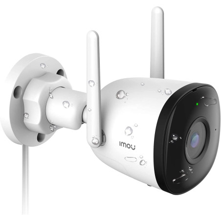 Imou Caméra de Surveillance WiFi Extérieure, 2K(3MP) Caméra IP WiFi Extérieure Étanche IP67 avec Vision Nocturne de 30m, Détecti