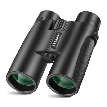 BEBANG Jumelles pour Adultes Puissante 10x42 Jumelles Bak4 Prism, FMC Lentille, Imperméable pour Observation des Oiseaux Voyage