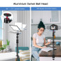 Victiv Support de Table pour Appareil Photo, 37cm-105cm Support Lumière de Bureau, Trépied Table à Clipser avec vis 1/4", Suppor Victiv Support de Table pour Appareil Photo, 37cm-105cm Support Lumière de Bureau, Trépied Table à Clipser avec vis 1/4", Suppor