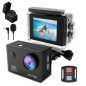 TIMNUT Sport Caméra 4K 30FPS, HD 20 MP Caméscope WiFi, Caméra Étanche 40m avec Microphone, télécommande, EIS Anti-Vibration, 2 B TIMNUT Sport Caméra 4K 30FPS, HD 20 MP Caméscope WiFi, Caméra Étanche 40m avec Microphone, télécommande, EIS Anti-Vibration, 2 B