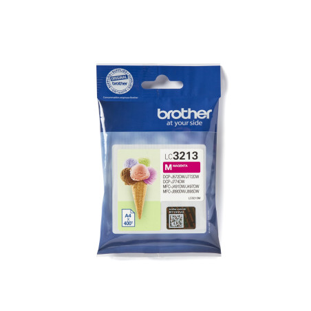 Brother LC3213M Cartouche d'encre compatible avec Imprimante DCP-J572DW/J772DW/J774DW/MFC-J497DW/J890DW/J895DW Taille XL Magenta
