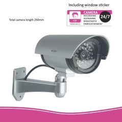 Elro CDB25S-2 Caméra extérieure factice avec LED-2 Paquet