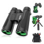 Jumelles Adultes Puissante, Kylietech 12x42 Compactes Jumelles avec Trépied, Jumelle étanches avec Prismes BAK-4, Objectif FMC, Jumelles Adultes Puissante, Kylietech 12x42 Compactes Jumelles avec Trépied, Jumelle étanches avec Prismes BAK-4, Objectif FMC,