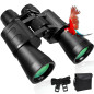 10x50 Haute Jumelles Adultes Puissante, Portables Jumelles Nocturne, Jumelles Compactes pour Adultes, l'observation des Oiseaux 