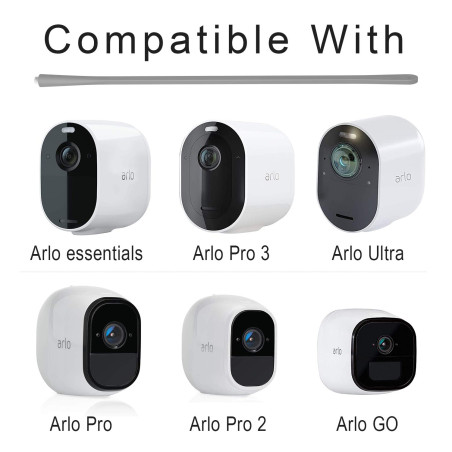 HOLACA Twist Caméra de Sécurité pour Mont Arlo Pro 3, Arlo Pro 2, Arlo Ultra 4k, eufyCam, Arlo Baby Monitor et Arlo go