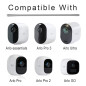HOLACA Twist Caméra de Sécurité pour Mont Arlo Pro 3, Arlo Pro 2, Arlo Ultra 4k, eufyCam, Arlo Baby Monitor et Arlo go