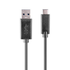 MCL Samar USB3.1 Ctype m/USB3.0 Atype m cable-1m