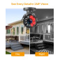 Anlapus 1080p 4in1 Caméra de Surveillance Extérieure, Caméra de Sécurité pour Kit Vidéo Surveillance, 24 LEDs IR Lens 3,6mm et A Anlapus 1080p 4in1 Caméra de Surveillance Extérieure, Caméra de Sécurité pour Kit Vidéo Surveillance, 24 LEDs IR Lens 3,6mm et A