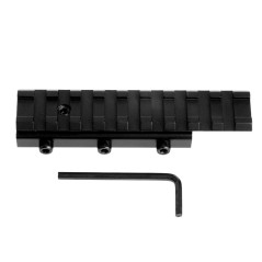 Montage pour Lunettes de visée Adaptateur de Montage Tactical aronde Portée Extend Mont 11mm à 20mm Picatinny Rail Adaptateur