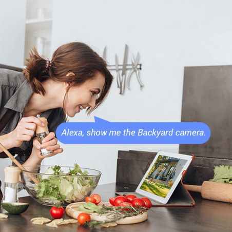 EZVIZ 2K Caméra Surveillance WiFi Extérieure sans Fil avec Panneau Solaire, AOV, Détection de Forme Humain/Véhicule, Vision Noct