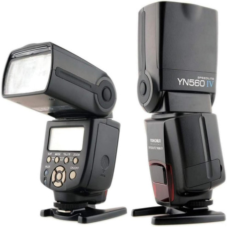 Yongnuo YN560 IV YN-560IV Flash sans Fil Speedlite Master + Slave Flash compatible avec Canon Nikon Pentax Olympus Fujifilm Pana