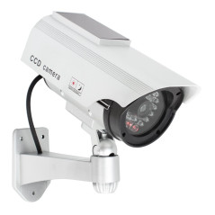 com-four® 2X Caméra factice pour l'extérieur - caméra factice avec Support Mural - Camera Exterieur - Camera factice (02 pièces)