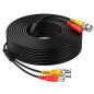Cocar 65 Pieds 20M Câble d'extension Vidéo BNC Tout-en-Un avec Connecteur DC Power pour Appareil Photo Sécurité Système de Télév Cocar 65 Pieds 20M Câble d'extension Vidéo BNC Tout-en-Un avec Connecteur DC Power pour Appareil Photo Sécurité Système de Télév