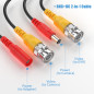Cocar 65 Pieds 20M Câble d'extension Vidéo BNC Tout-en-Un avec Connecteur DC Power pour Appareil Photo Sécurité Système de Télév Cocar 65 Pieds 20M Câble d'extension Vidéo BNC Tout-en-Un avec Connecteur DC Power pour Appareil Photo Sécurité Système de Télév