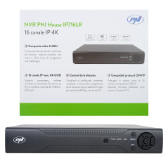 NVR PNI House IP716LR, 16 canaux 4K, H.265
